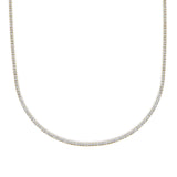 14K Yellow Gold 12.0 Cttw Lab Grown Diamond Tennis Necklace-0 thumbnail 1