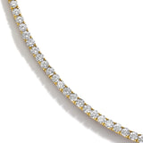 14K Yellow Gold 12.0 Cttw Lab Grown Diamond Tennis Necklace-1 thumbnail 2