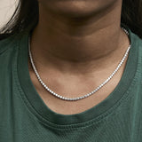14K Yellow Gold 12.0 Cttw Lab Grown Diamond Tennis Necklace-2 thumbnail 3