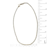 14K Yellow Gold 12.0 Cttw Lab Grown Diamond Tennis Necklace-4 thumbnail 5