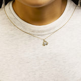 14K Yellow Gold 1/5 Cttw Lab Grown Diamond Crab Pendant Necklace-2 thumbnail 3