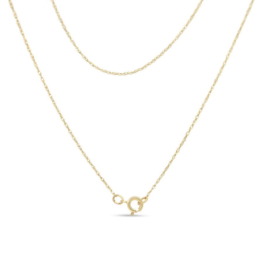 14K Yellow Gold Plated .925 Sterling Silver 1/4 Cttw Round and Baguette-Cut Diamond Composite Heart 18