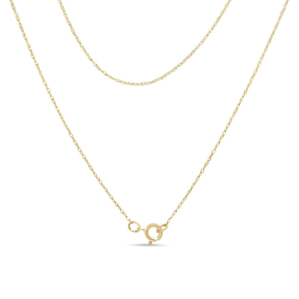 14K Yellow Gold Plated .925 Sterling Silver 1/4 Cttw Round and Baguette-Cut Diamond Composite Heart 18