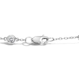 14K White Gold 1/2 Cttw Diamond by Yard Bracelet-1 thumbnail 2