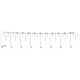 14K White Gold 1/2 Cttw Diamond by Yard Bracelet-4 thumbnail 5