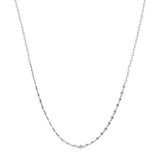 925 sterling silver necklace with marquise diamond stations thumbnail 1