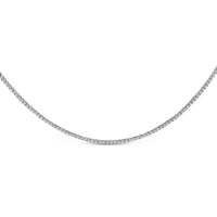 14K White Gold 3.0 Cttw Diamond Tennis Necklace