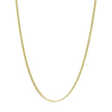 Semi-Solid 14K Yellow Gold 4.5mm Miami Cuban Chain Necklace - Unisex Chain-0 thumbnail 1