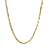 Semi-Solid 14K Yellow Gold 6.1mm Classic Miami Cuban Chain Necklace-0 thumbnail 1