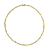 Semi-Solid 14K Yellow Gold 6.1mm Classic Miami Cuban Chain Necklace-3 thumbnail 4