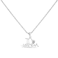 .925 Sterling Silver Diamond Accent 
