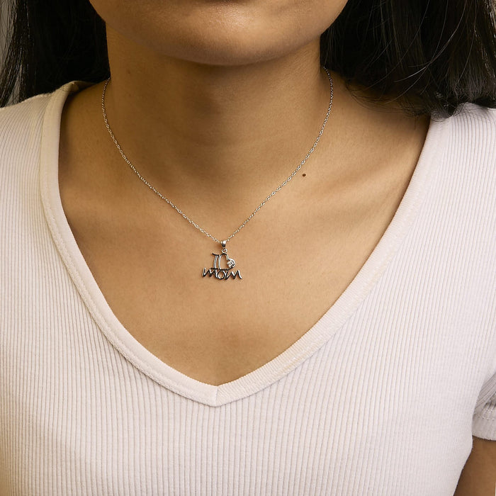 .925 Sterling Silver Diamond Accent 