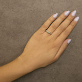 10K Gold 1/2 Cttw Diamond Three Stone Ring-4 thumbnail 5