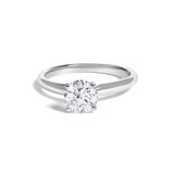 14K Gold Round Lab Grown Diamond Solitaire Engagement Ring-1 thumbnail 2