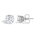 14K White Gold 1 1/10 Cttw Round Diamond Solitaire Stud Earrings-3 thumbnail 4