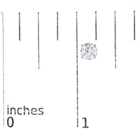14K White Gold 1 1/10 Cttw Round Diamond Solitaire Stud Earrings
