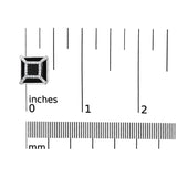 14K White Gold 3/8ct Diamond with 11x11MM Black Onyx Stud Earrings (G-H Color, SI1-SI2 Clarity)-4 thumbnail 5