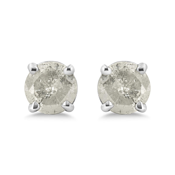 .925 Sterling Silver 4-Prong Round-cut 