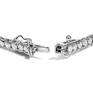 14K White Gold 3.00 Ctw Diamond Classic Standard 4 Prong Set Tennis Bracelet-1