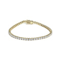 14K Yellow Gold Classic 5.00 Cttw Diamond Tennis Bracelet-0