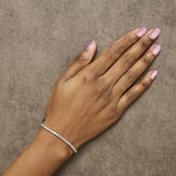14K Yellow Gold Classic 5.00 Cttw Diamond Tennis Bracelet-2 thumbnail 3