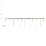 14K Yellow Gold Classic 5.00 Cttw Diamond Tennis Bracelet-4 thumbnail 5