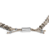Sterling Silver Jasper Bead Station Bracelet Bolo Clasp-1 thumbnail 2
