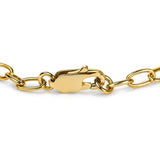 Yellow Gold Vermeil Diamond Accent Open Heart Link Bracelet-1 thumbnail 2