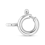 10K White Gold 1/3 Cttw Round-Cut Diamond Bezel 18
