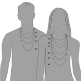14k Yellow Gold Adjustable Popcorn Chain 1.3mm [OPTTEST0619] thumbnail 4