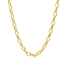 Load image into Gallery viewer, 4.6mm 14k Yellow Gold Oval Rolo Chain