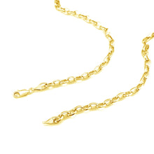 Load image into Gallery viewer, 4.6mm 14k Yellow Gold Oval Rolo Chain