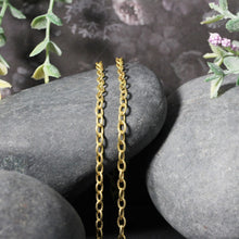 Load image into Gallery viewer, 3.5mm 14k Yellow Gold Pendant Chain with Textured Links