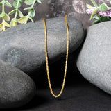14k Yellow Gold Round Chain 1.2mm thumbnail 4