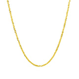 10k Yellow Gold Sparkle Chain 1.5mm thumbnail 3