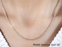 Load image into Gallery viewer, 10k Yellow Gold Sparkle Chain 1.5mm