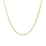 10k Yellow Gold Rolo Chain 1.9mm thumbnail 2