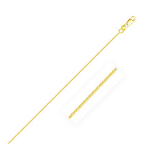 Load image into Gallery viewer, 10k Yellow Gold Gourmette Chain 1.0mm