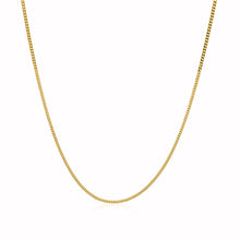 Load image into Gallery viewer, 10k Yellow Gold Gourmette Chain 1.0mm