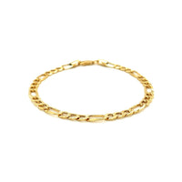 4.6mm 14k Yellow Gold Lite Figaro Bracelet