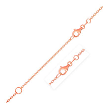 Load image into Gallery viewer, Extendable Cable Chain in 14k Rose Gold (1.2mm)