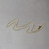 14k Yellow Gold Diamond Cut Rolo Chain 1.1mm thumbnail 6
