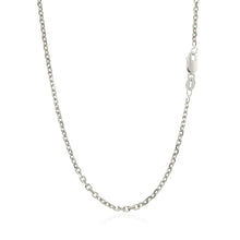 Load image into Gallery viewer, 14k White Gold Diamond Cut Cable Link Chain 1.8mm