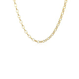 3.2mm 14k Yellow Gold Oval Rolo Chain thumbnail 3