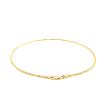 Load image into Gallery viewer, 14k Yellow Gold Sparkle Anklet 1.5mm