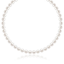 Load image into Gallery viewer, 14k Yellow Gold Necklace with White Freshwater Cultured Pearls (6.0mm to 6.5mm)
