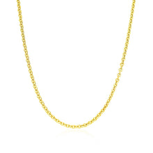 Load image into Gallery viewer, 14k Yellow Gold Forsantina Lite Cable Link Chain 1.9mm