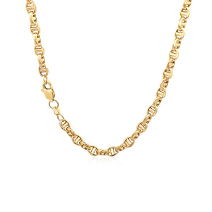 4.5mm 14k Yellow Gold Anchor Chain