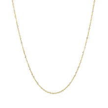 Load image into Gallery viewer, 10k Yellow Gold Singapore Chain 0.8mm