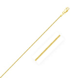 14k Yellow Gold Round Snake Chain 0.9mm thumbnail 2